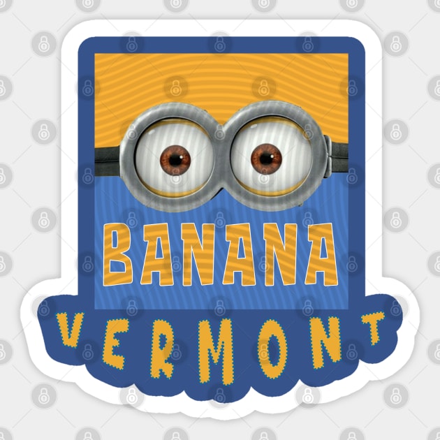 MINIONS USA VERMONT Sticker by LuckYA